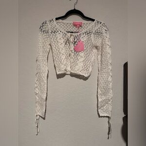 Cottage Bliss Crotchet Top by Sugar Thrillz (Dolls Kill)